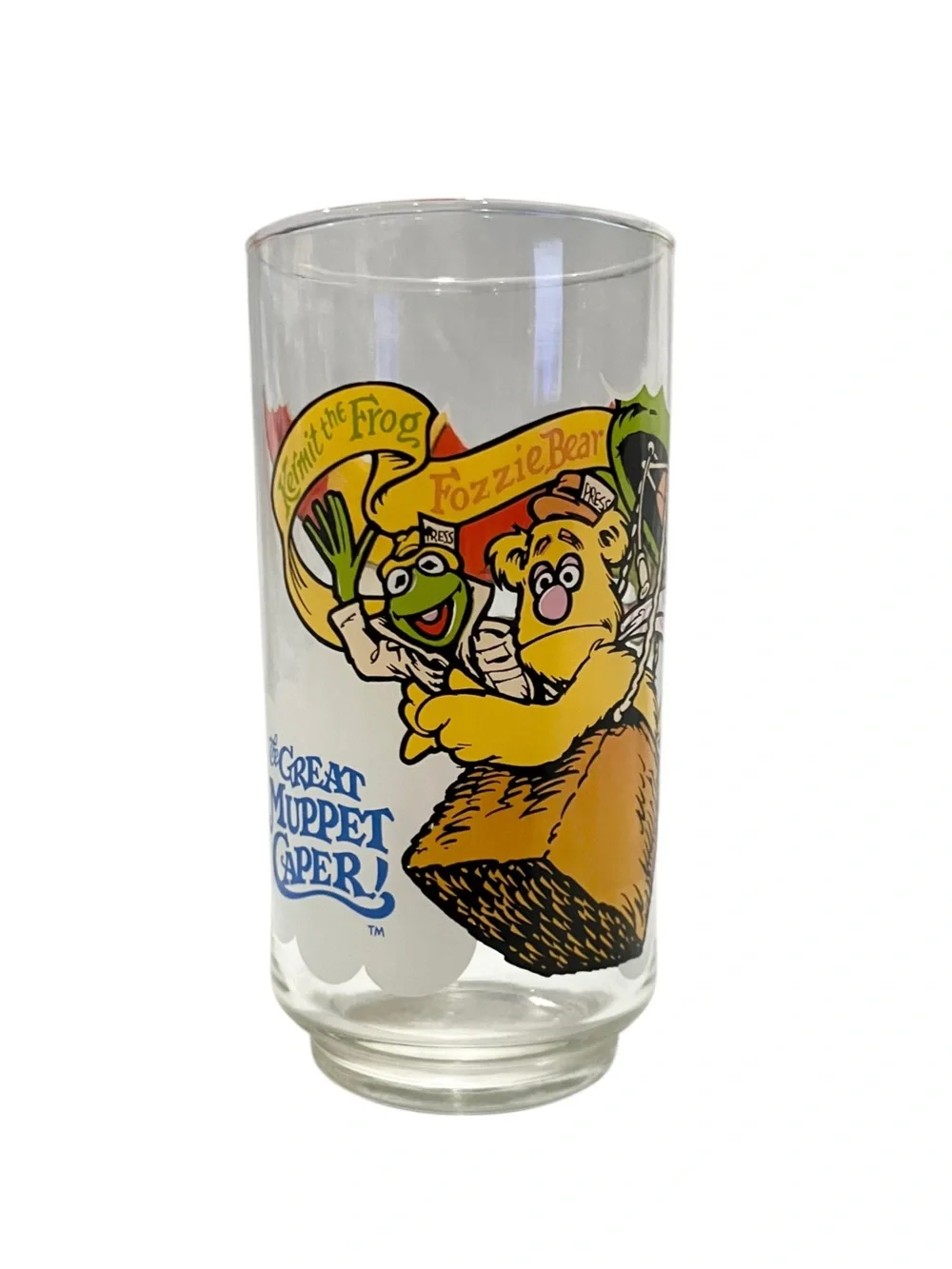 Vintage 1981 Mcdonald’s Muppets Drinking Glasses 'The Great Muppet Caper' Series